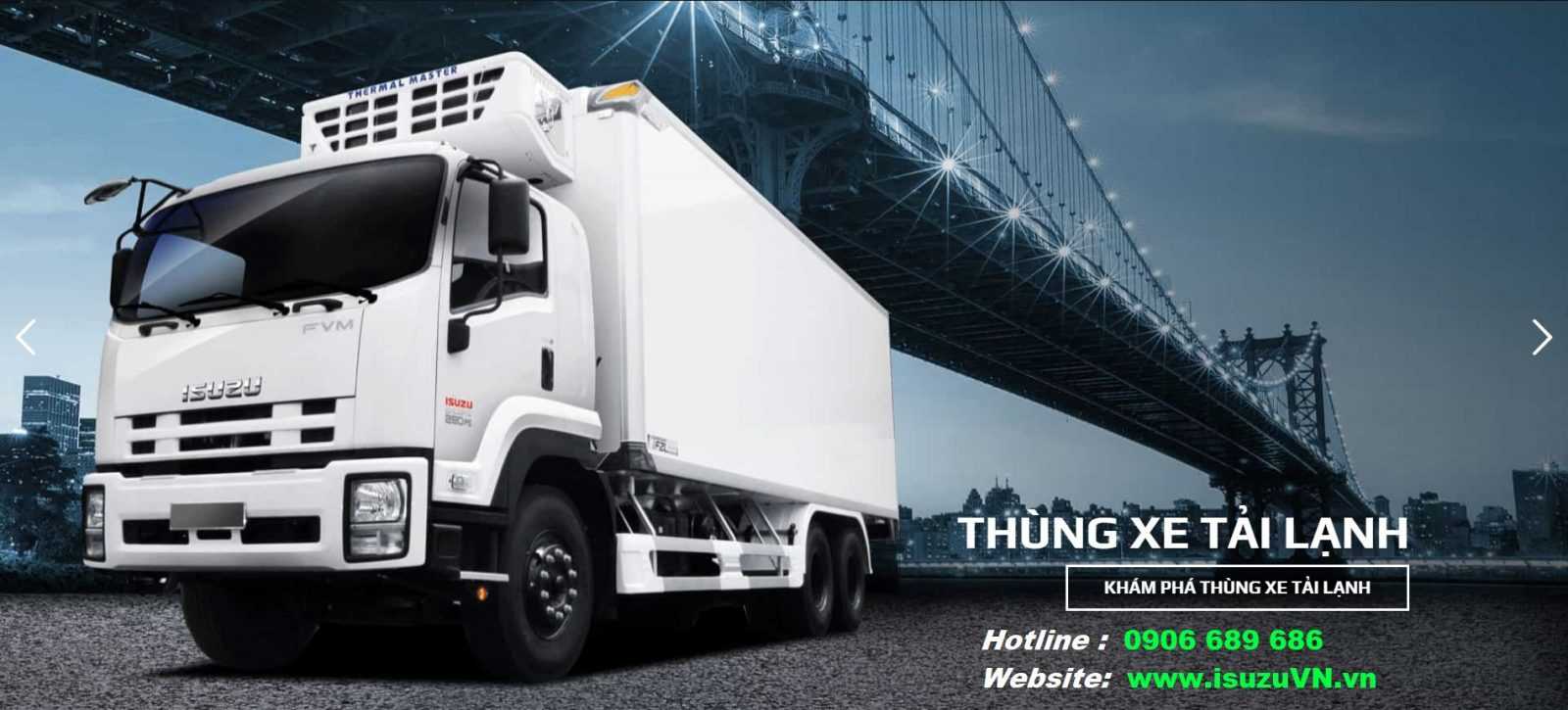 XE TẢI ISUZU THÙNG ĐÔNG LẠNH