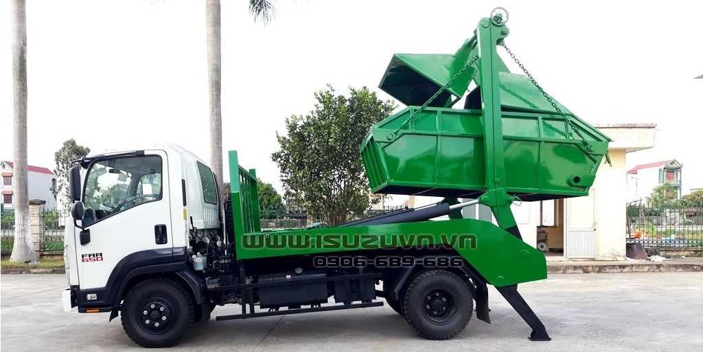 XE CHỞ BÙN LÚC LẮC 3,34M3 ISUZU FRR90HE4 (3) - Copy