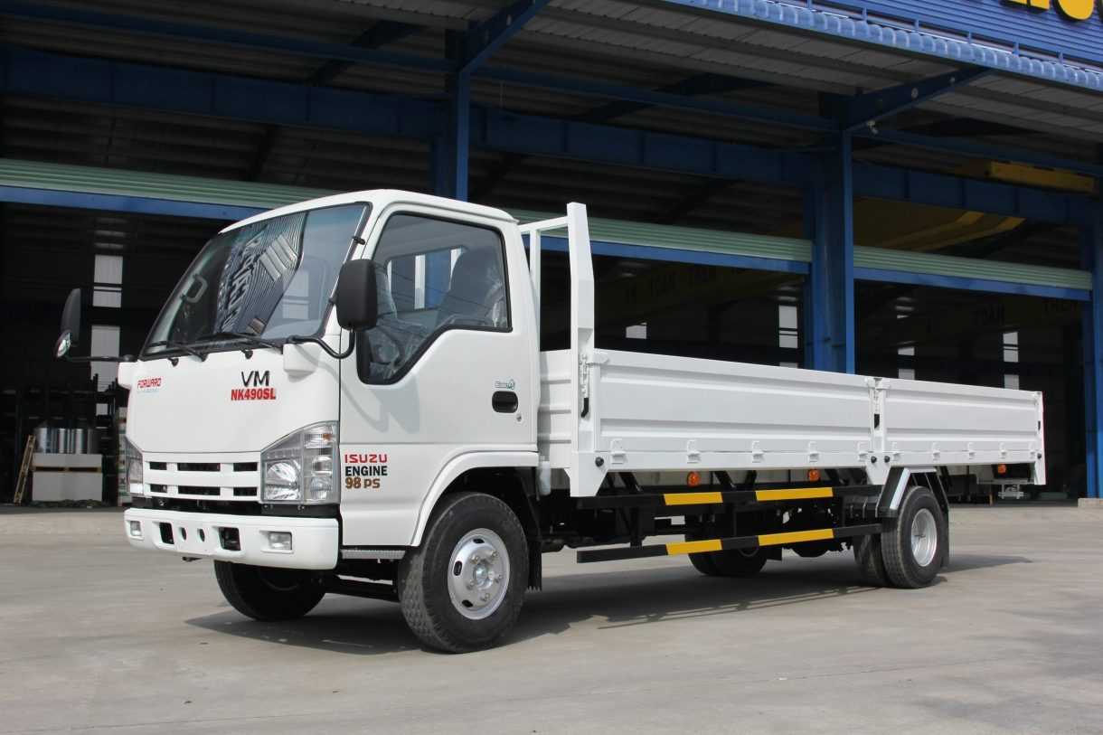 Xe Tải 1T9 Isuzu VM NK490SL – Thùng lửng dài 6M2